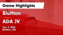 Bluffton  vs ADA JV  Game Highlights - Jan. 5, 2024