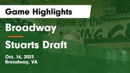 Broadway  vs Stuarts Draft  Game Highlights - Oct. 16, 2023