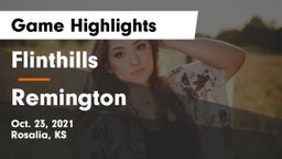 Flinthills  vs Remington  Game Highlights - Oct. 23, 2021
