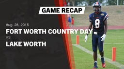 Recap: Fort Worth Country Day  vs. Lake Worth  2015