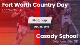 Matchup: Fort Worth Country vs. Casady School 2016