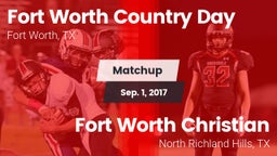Matchup: Fort Worth Country vs. Fort Worth Christian  2017