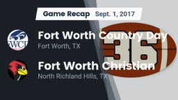 Recap: Fort Worth Country Day  vs. Fort Worth Christian  2017