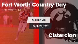 Matchup: Fort Worth Country vs. Cistercian  2017