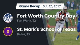 Recap: Fort Worth Country Day  vs. St. Mark's School of Texas 2017