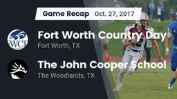 Recap: Fort Worth Country Day  vs. The John Cooper School 2017