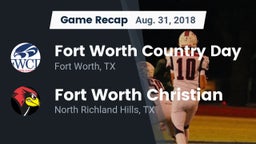 Recap: Fort Worth Country Day  vs. Fort Worth Christian  2018