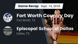 Recap: Fort Worth Country Day  vs. Episcopal School of Dallas 2018