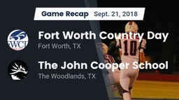 Recap: Fort Worth Country Day  vs. The John Cooper School 2018