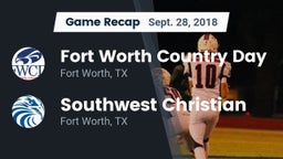 Recap: Fort Worth Country Day  vs. Southwest Christian  2018