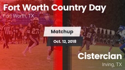 Matchup: Fort Worth Country vs. Cistercian  2018