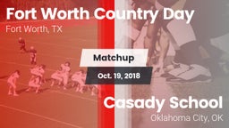 Matchup: Fort Worth Country vs. Casady School 2018