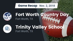 Recap: Fort Worth Country Day  vs. Trinity Valley School 2018