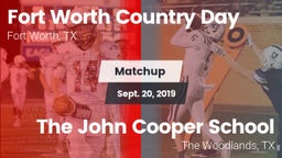 Matchup: Fort Worth Country vs. The John Cooper School 2019