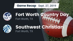 Recap: Fort Worth Country Day  vs. Southwest Christian  2019
