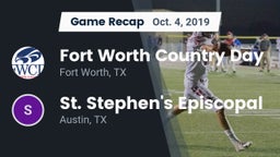 Recap: Fort Worth Country Day  vs. St. Stephen's Episcopal  2019
