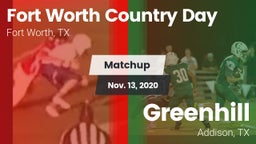 Matchup: Fort Worth Country vs. Greenhill  2020