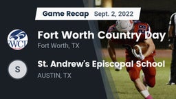 Recap: Fort Worth Country Day  vs. St. Andrew's Episcopal School 2022