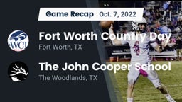 Recap: Fort Worth Country Day  vs. The John Cooper School 2022