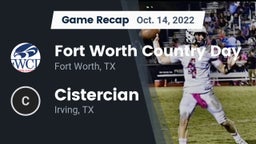 Recap: Fort Worth Country Day  vs. Cistercian  2022