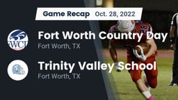 Recap: Fort Worth Country Day  vs. Trinity Valley School 2022