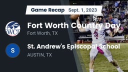 Recap: Fort Worth Country Day  vs. St. Andrew's Episcopal School 2023