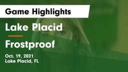 Lake Placid  vs Frostproof  Game Highlights - Oct. 19, 2021
