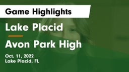Lake Placid  vs Avon Park High Game Highlights - Oct. 11, 2022