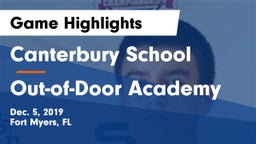 Canterbury School vs Out-of-Door Academy  Game Highlights - Dec. 5, 2019