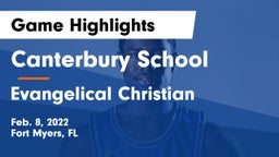 Canterbury School vs Evangelical Christian  Game Highlights - Feb. 8, 2022