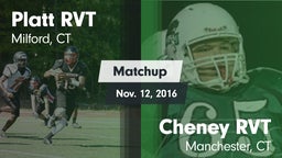 Matchup: Platt RVT High vs. Cheney RVT  2016