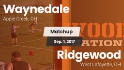 Matchup: Waynedale High vs. Ridgewood  2017