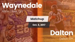 Matchup: Waynedale High vs. Dalton  2017