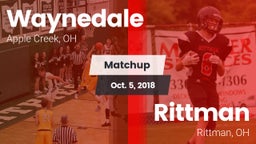 Matchup: Waynedale High vs. Rittman  2018