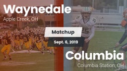 Matchup: Waynedale High vs. Columbia  2019