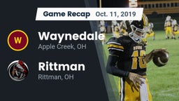 Recap: Waynedale  vs. Rittman  2019