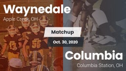 Matchup: Waynedale High vs. Columbia  2020
