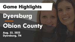 Dyersburg  vs Obion County  Game Highlights - Aug. 22, 2023