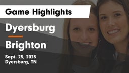 Dyersburg  vs Brighton  Game Highlights - Sept. 25, 2023