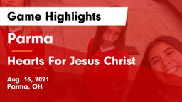 Parma  vs Hearts For Jesus Christ Game Highlights - Aug. 16, 2021