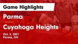 Parma  vs Cuyahoga Heights  Game Highlights - Oct. 4, 2021