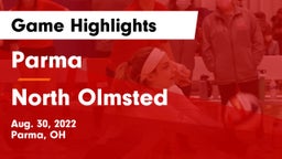 Parma  vs North Olmsted  Game Highlights - Aug. 30, 2022