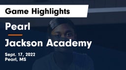 Pearl  vs Jackson Academy  Game Highlights - Sept. 17, 2022