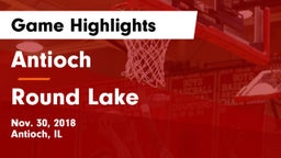 Antioch  vs Round Lake  Game Highlights - Nov. 30, 2018
