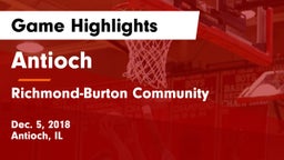 Antioch  vs Richmond-Burton Community  Game Highlights - Dec. 5, 2018