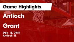 Antioch  vs Grant  Game Highlights - Dec. 15, 2018