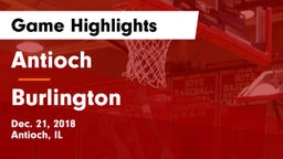 Antioch  vs Burlington  Game Highlights - Dec. 21, 2018