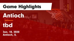 Antioch  vs tbd Game Highlights - Jan. 18, 2020