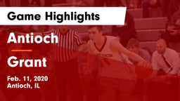 Antioch  vs Grant  Game Highlights - Feb. 11, 2020
