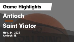Antioch  vs Saint Viator  Game Highlights - Nov. 24, 2023